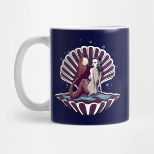 Mermaid - shell and pearl Mug